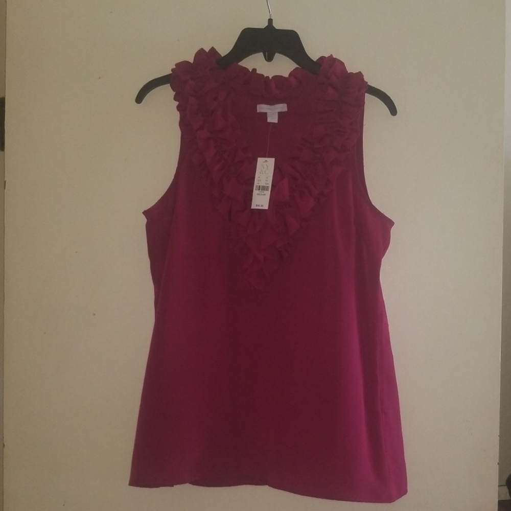 Beautiful  pink ruffled top
